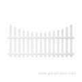 White Vinyl picket fence